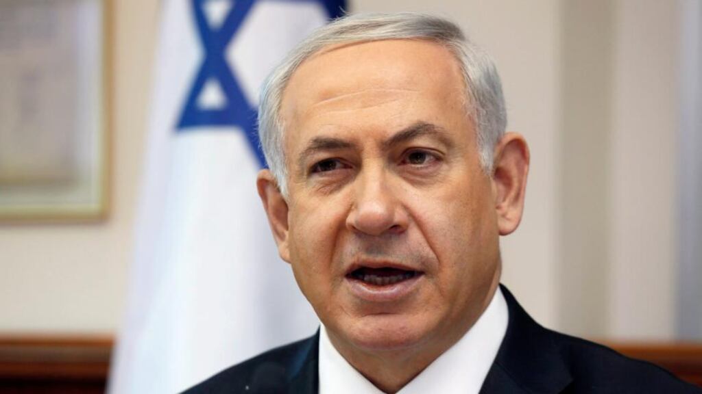Israeli prime minister Benjamin Netanyahu: ‘Unilateral actions from the Palestinians will be answered with unilateral actions from our side’  Gali Tibbon/EPA