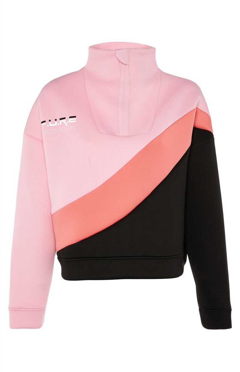 Colour block sweater, €14, Penneys