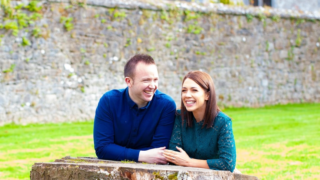 Ciara O’Meara with her fiancé Dave. Ciara devotes much of her time in raising awareness and educating people about MS