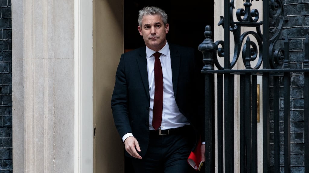 UK Brexit secretary Stephen Barclay (pictured) and attorney general Geoffrey Cox met the EU’s chief negotiator Michel Barnier and members of the Brexit taskforce on Tuesday. Photograph: Jack Taylor/Getty Images.
