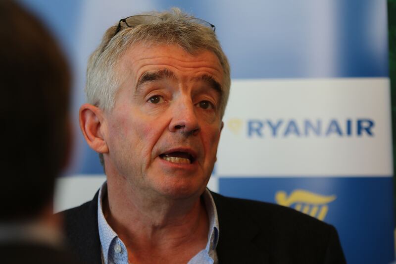 Ryanair chief executive Michael O'Leary defended the company's practice of buying houses for its workers. Photograph: Nick Bradshaw