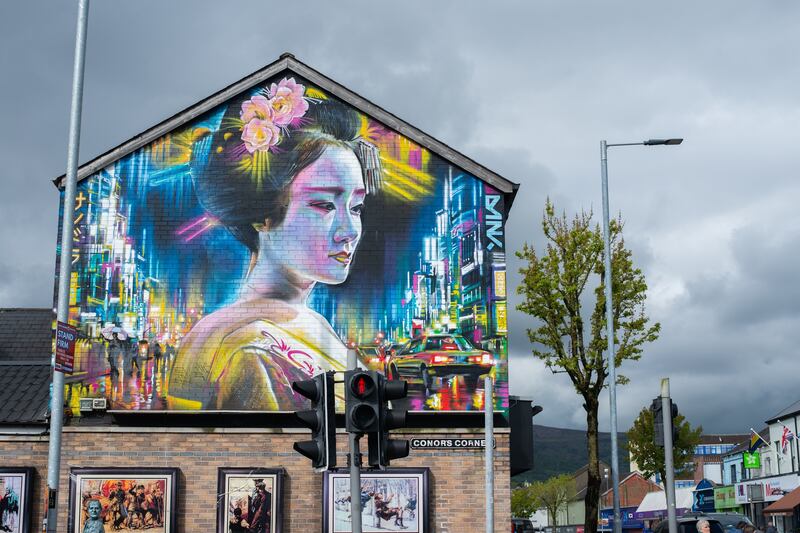 Artists from around the world have flocked to add their artistry to Belfast's famed collection of murals