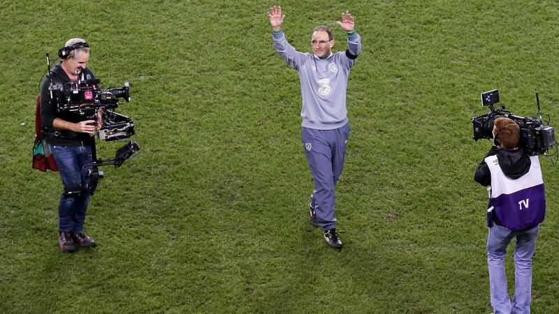 Martin O’Neill guided Ireland to Euro 2016 qualificaiton, beating world champions Germany on the way. Photograph: Inpho