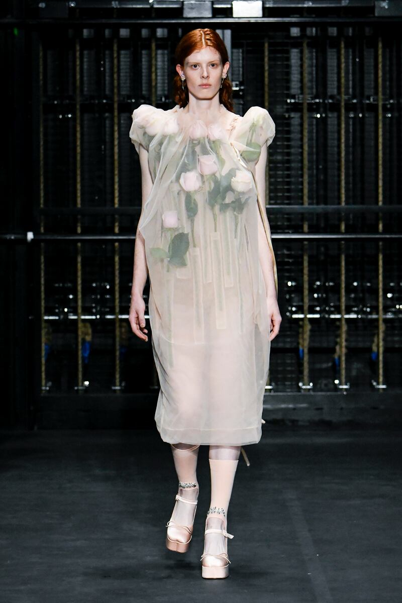 Simone Rocha's spring/summer collection at London Fashion Week in September. Photograph: Victor Virgile/Gamma-Rapho via Getty Images