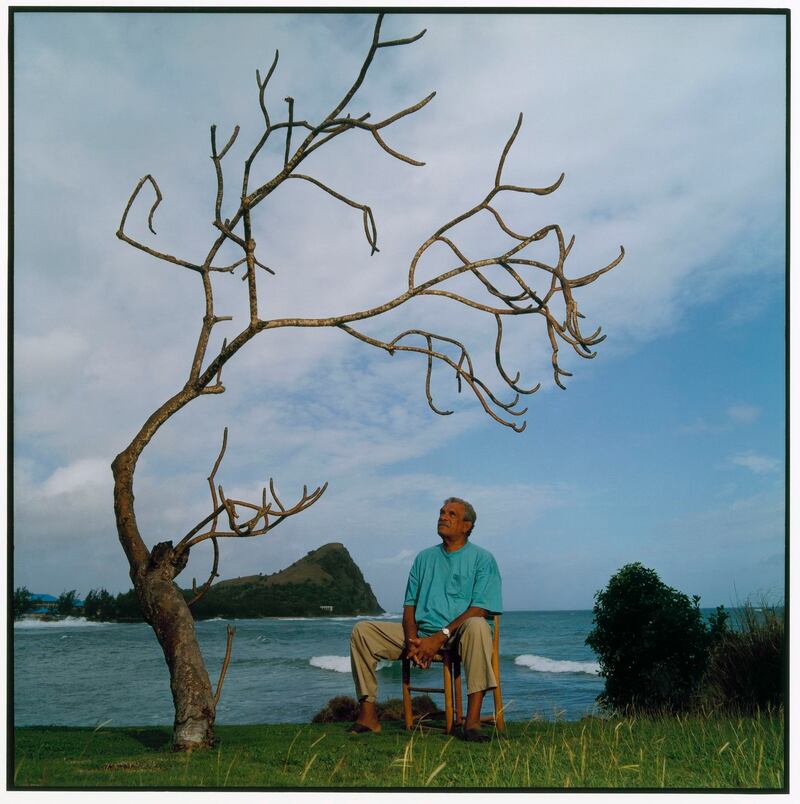 Derek Walcott at home in Saint Lucia. Photograph: Micheline Pelletier/Corbis/ Getty Images