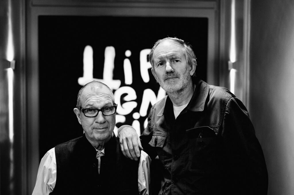 Aubrey Powell and Anton Corbijn.