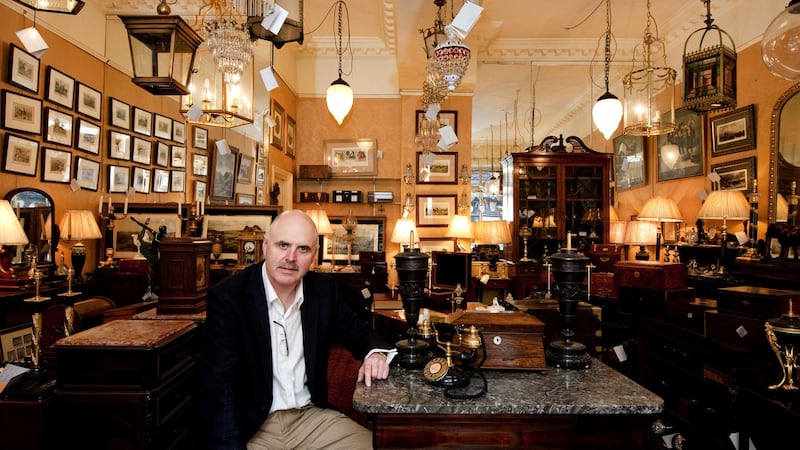 Martin Fennelly, antiques dealer, Francis Street, Dublin