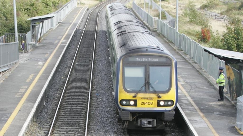 Broombridge station, near Cabra in Dublin. Iarnród Éireann wants to increase services on the Maynooth line to connect with the Luas cross-city service to the station. Photograph: Alan Betson