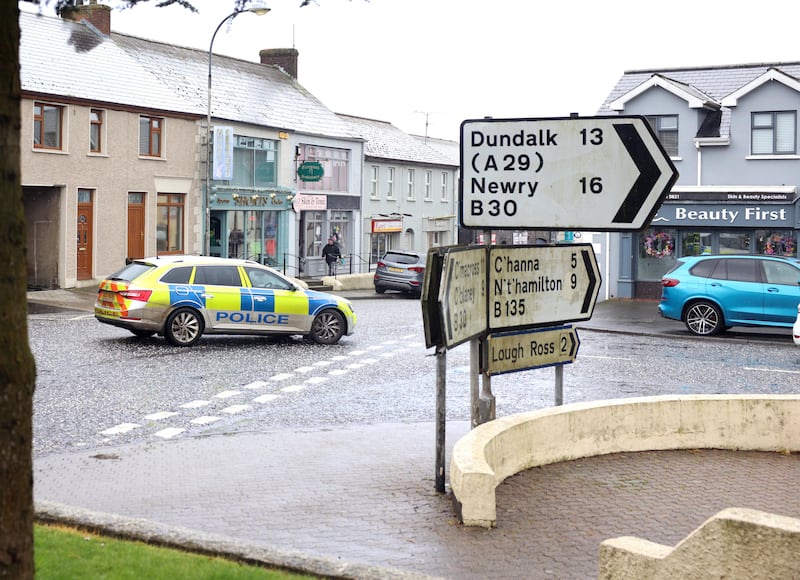 Before the changes that followed the Belfast Agreement, police only travelled through the area with the support of the British army. Photograph: Stephen Davison