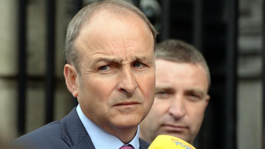 Micheál Martin: “The Taoiseach had obviously decided . . . he was getting rid of the then minister for justice Alan Shatter as a political liability and would allow no delay in using the report as his excuse.” Photograph: Eric Luke/The Irish Times