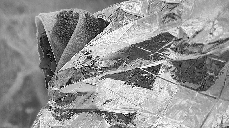 Still from Incoming #119, 2014-17© Richard Mosse. Courtesy of the artist, Jack Shainman Gallery and carlier|gebauer