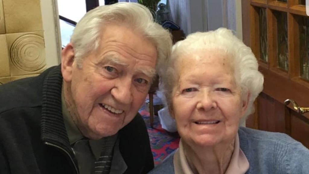 Ignatius and Mary O’Connell met when both were teachers at a school in Ballycastle, Co Antrim. Photograph: Bronagh O’Connell