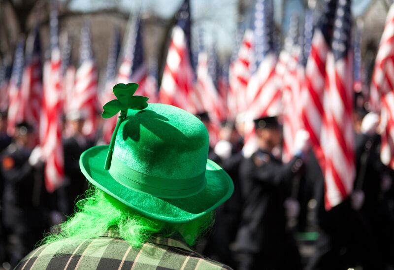 St Patrick's Day parade in Manhattan: 'There’s cliche and caricature but it’s great fun too.' Photograph: iStock