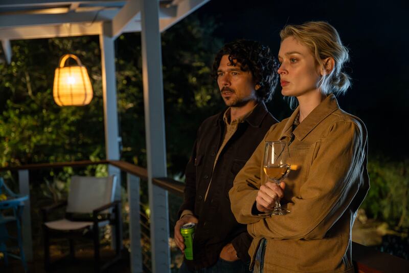 Luke Arnold and Bella Heathcote in Scrublands: Silver