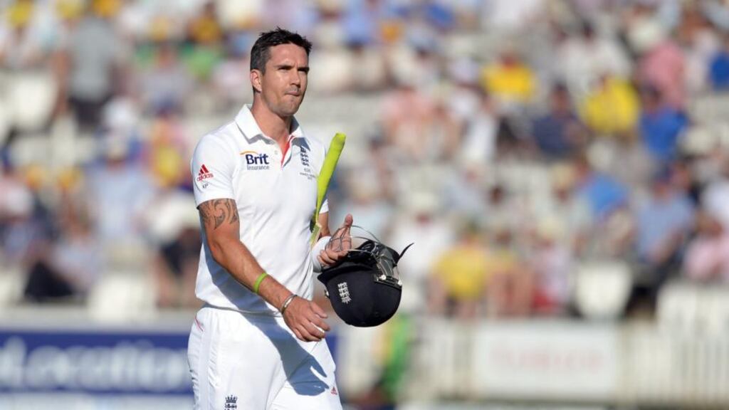 England’s Kevin Pietersen is ‘stuck on a sofa tightly fastened to an ice machine’ in a bid to be ready for the third Ashes Test at Old Trafford on August 1st. Photograph: Adam Davy/PA