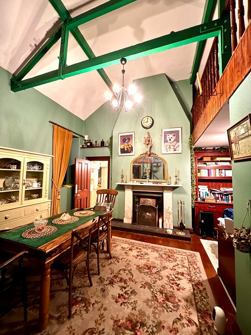 Main dining area, which has an office in a nook