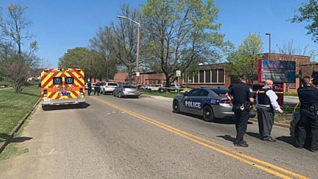 Knoxville police urged people to avoid the area. Photograph: Knoxville Police Department