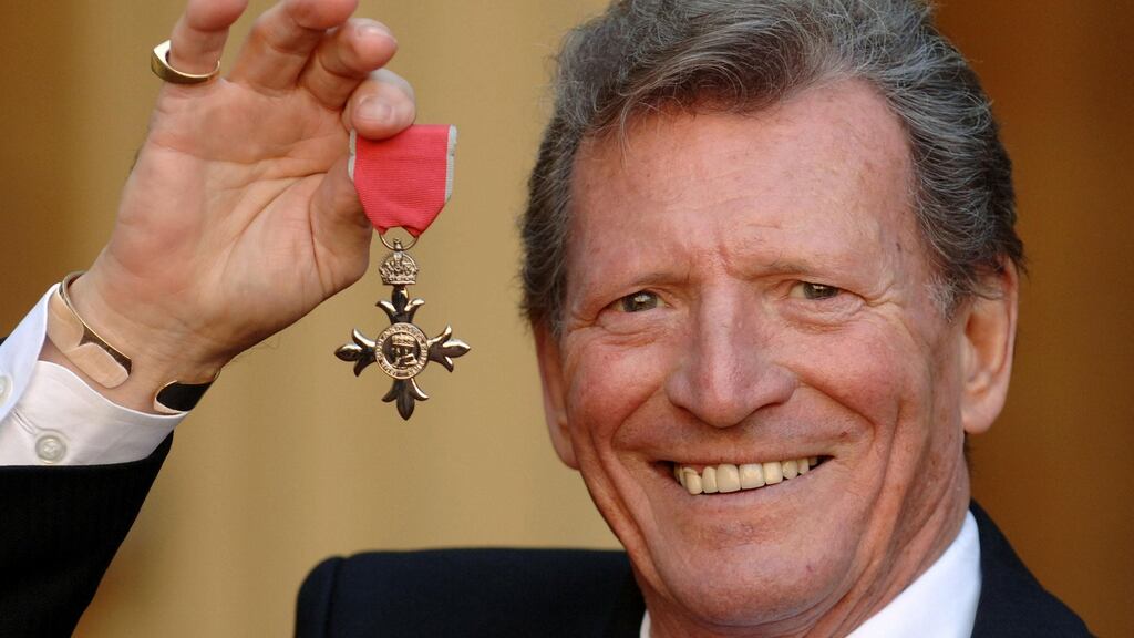March 7th, 2007: Actor Johnny Briggs, after collecting an MBE from Queen Elizabeth at Buckingham Palace. Photograph: Fiona Hanson/PA Wire