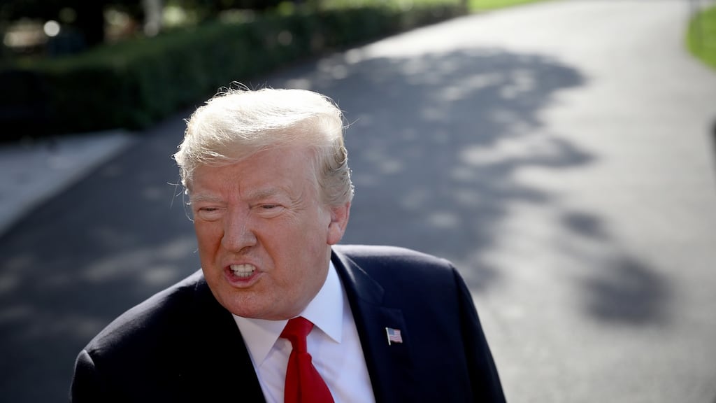 US president Donald Trump: Opposition leaders will not attend banquet held for him by Queen Elizabeth at Buckingham Palace on Monday. Photograph: Win McNamee/Getty Images