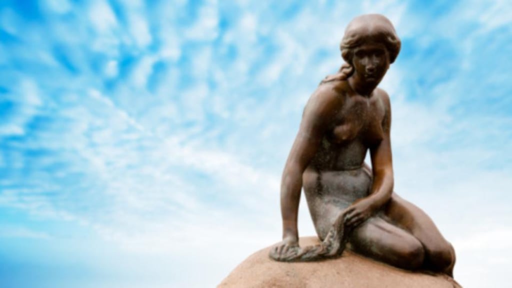 “ ‘The Little Mermaid’ was placed in its current location in 1913, and apart from having been the main attraction at the Danish pavilion at the World Fair in 2010 in Shanghai, there it has always remained. Well, almost . . .” Photograph: Getty Images