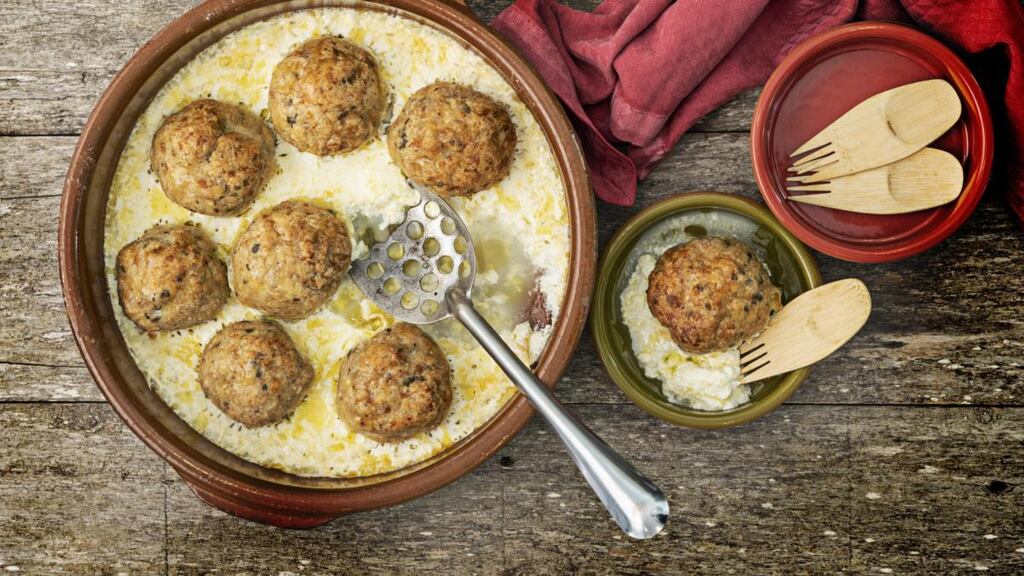 Pork polpette al latte. Photograph: Harry Weir