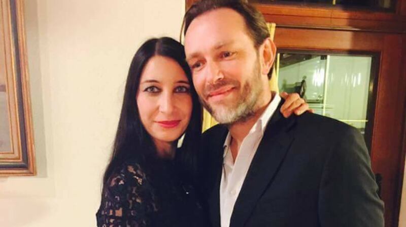 Christine Delcros, injured, and Xavier Thomas missing after the London Bridge attack. Photograph: Facebook