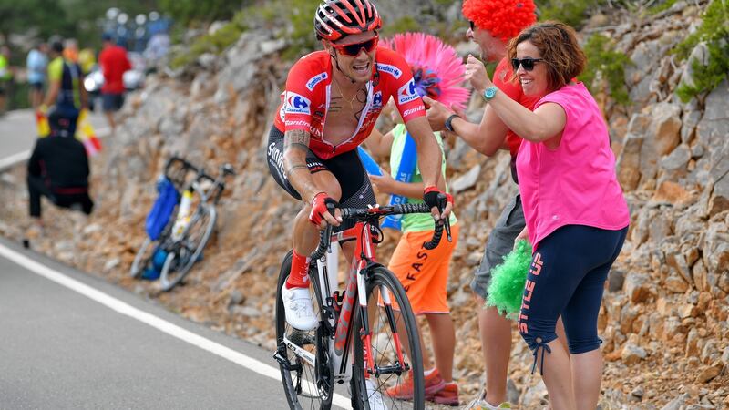 Roche during the Vuelta a Espana in 2019. Photo: Tim de Waele/Getty Images