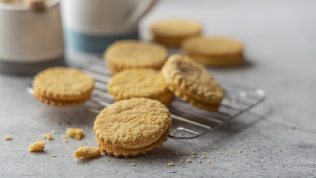 Custard creams. Photograph: Harry Weir