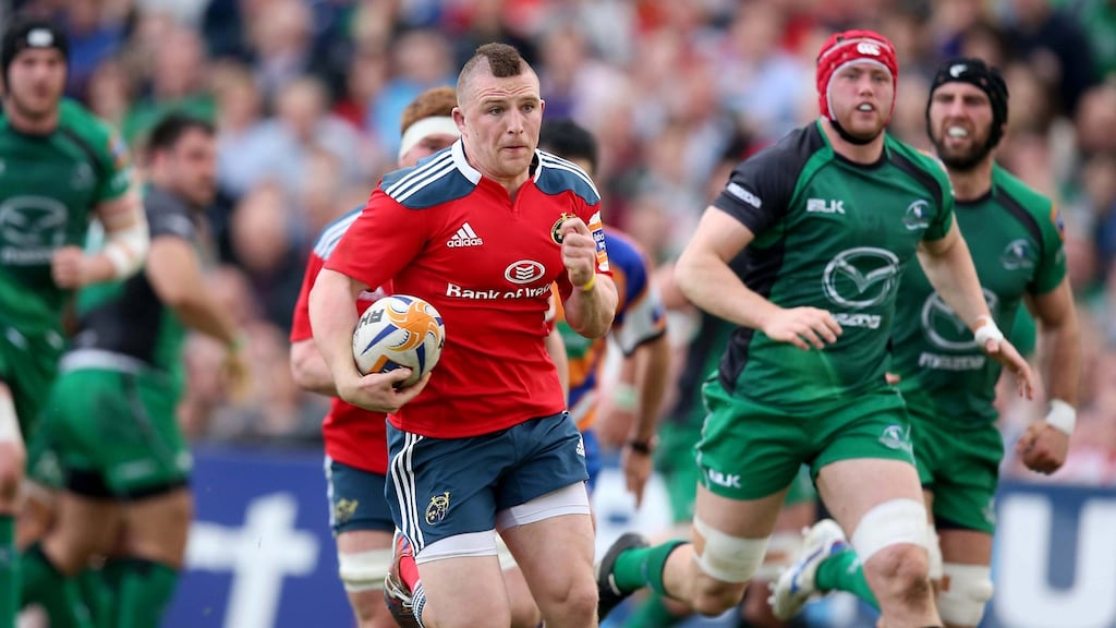 Looking back on that one match I played with a mohawk I’m not quite sure what I was thinking. Photo: Billy Stickland/Inpho