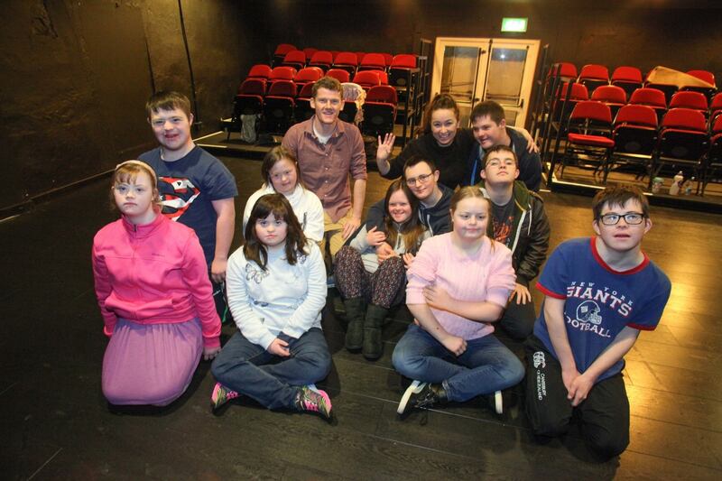 The kids of Sparkle, a programme run by Galway’s Blue Teapot theatre group.