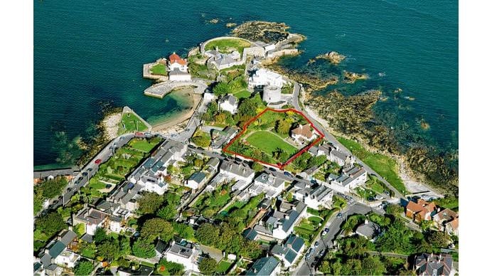 An aerial view of Rockfort.