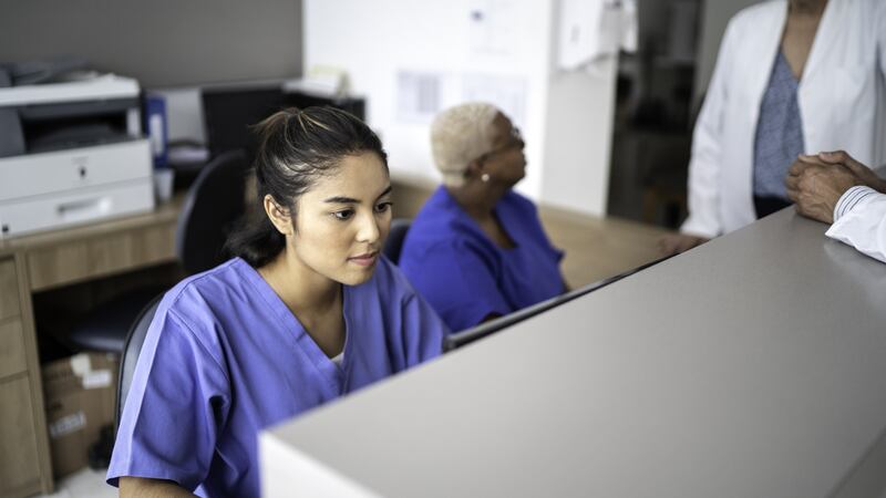 Unlike a college course, which will cost you money, apprentices are paid while they learn both on the job and in class or virtual settings. Photograph: iStock