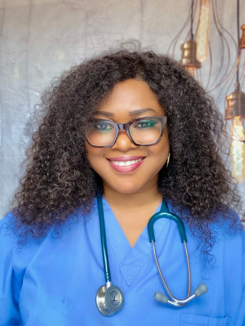 Doctor Monica Peres Oikeh began posting videos to social media during the pandemic