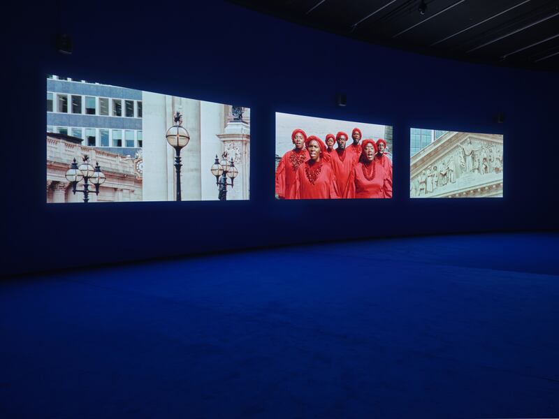 Chorus in Rememory of Flight, Julianknxx. Photograph: Eva Herzog/Barbican Art Gallery
