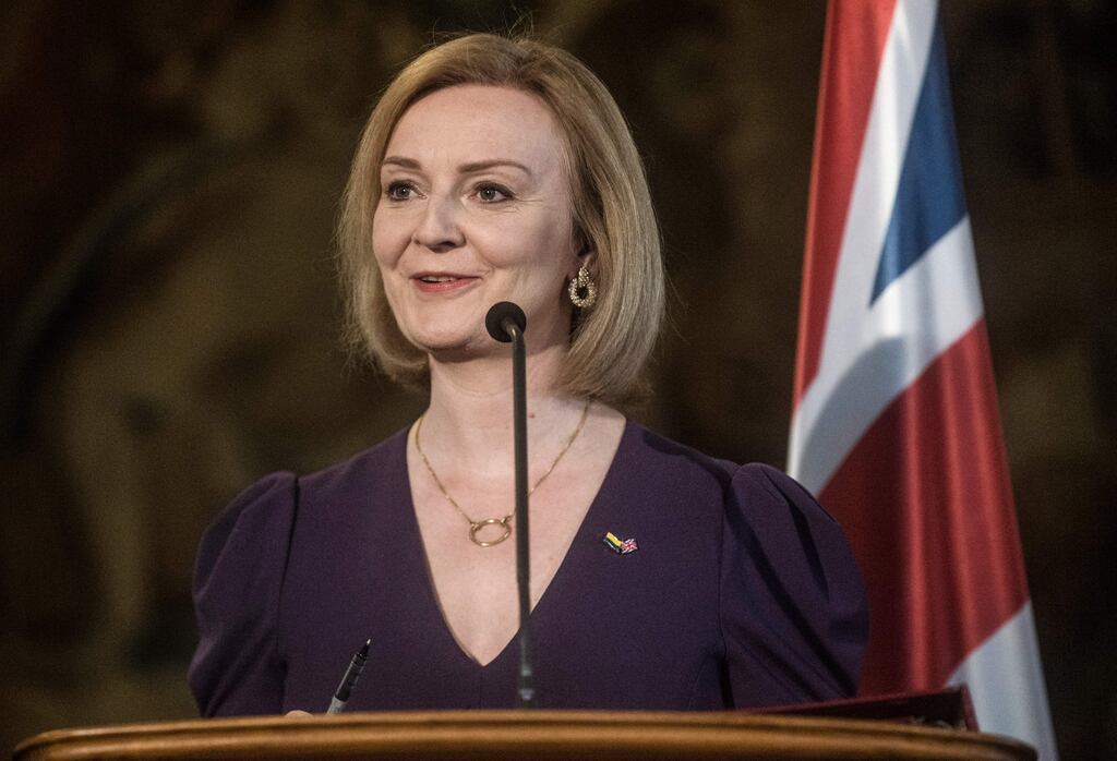 British foreign secretary Liz Truss is backing a maximalist vision of total victory for Ukraine. Photograph: Michal Cizek/AFP via Getty Images