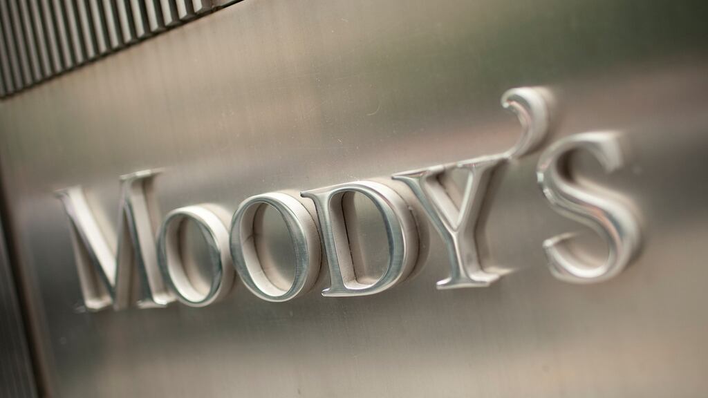 Ratings agency Moody’s upgraded its economic forecasts for Ireland to 5 per cent on Tuesday, up from 4 per cent previously, as it said that investment from the multinational sector is driving growth. (Photograph: Scott Eells/Bloomberg)