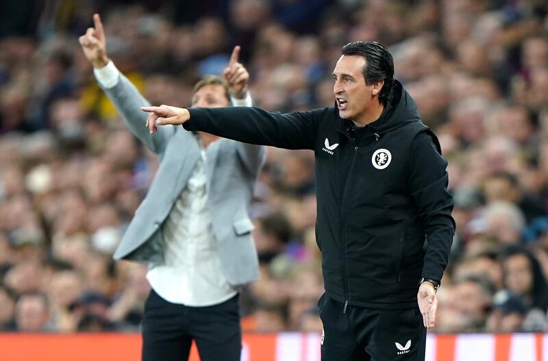 As the team rises under Aston Villa manager Unai Emery, so will the stands around them. Photograph: PA