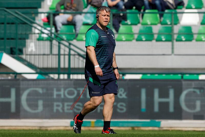 Connacht scrum and contact coach Colm Tucker Colm Tucker sees the match at MacHale Park as a home game. Photograph: Matteo Ciambelli/Inpho