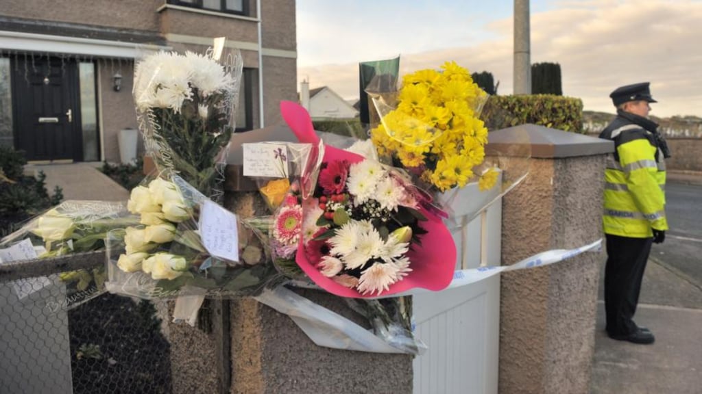 The family home at O’Neill Place in Cobh yesterday. Michael Greaney returned to live there in October. Photograph: Daragh Mc Sweeney/Provision