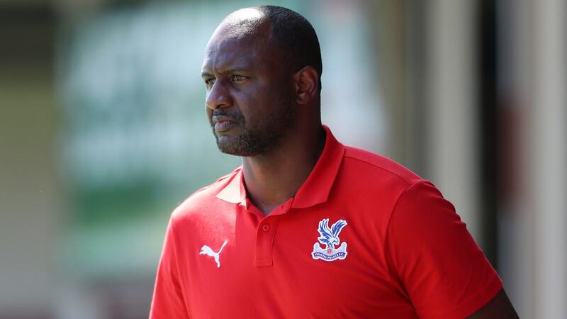 Patrick Vieira has taken over from Roy Hodgson as manager of Crystal Palace. Photograph: Morgan Harlow/PA Wire