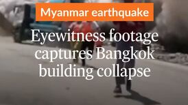 Apartment block collapses as earthquake rocks Bangkok