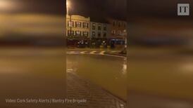 Bantry flooded overnight due to Storm Francis