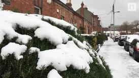 Footage from Thursday as Dublin prepares for the blizzard