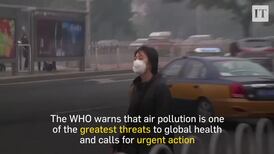 WHO: Air pollution one of biggest threats to health, urgent action needed