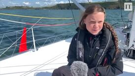 Climate campaigner Greta Thunberg prepares to sail to the US