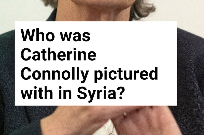 Explainer: who was Catherine Connolly pictured with in Syria?