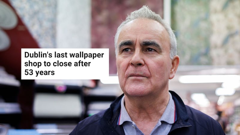 After 53 years on Talbot Street, Dublin city’s last wallpaper shop prepares to close