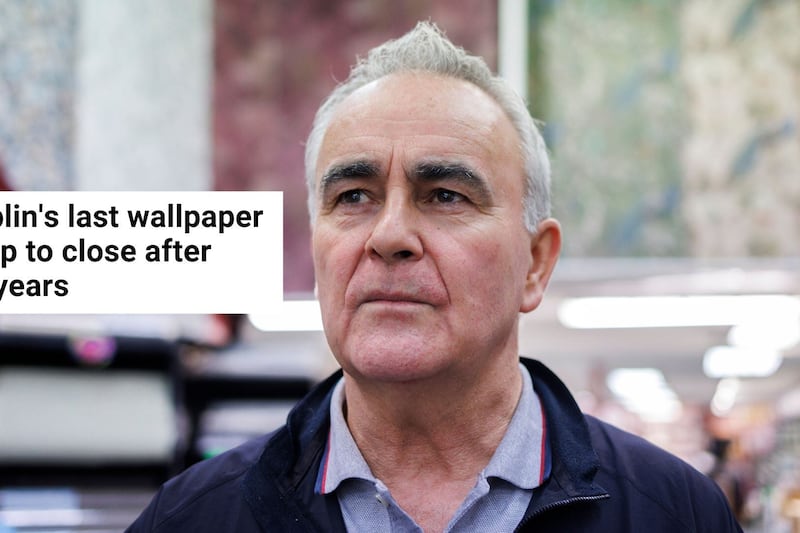 After 53 years on Talbot Street, Dublin city’s last wallpaper shop prepares to close
