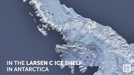 Iceberg the size of Mayo set to break off Larsen C ice shelf