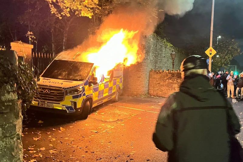Protesters and gardaí clash near Citywest